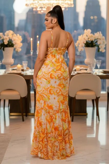 So Enticing - Chiffon Maxi Dress