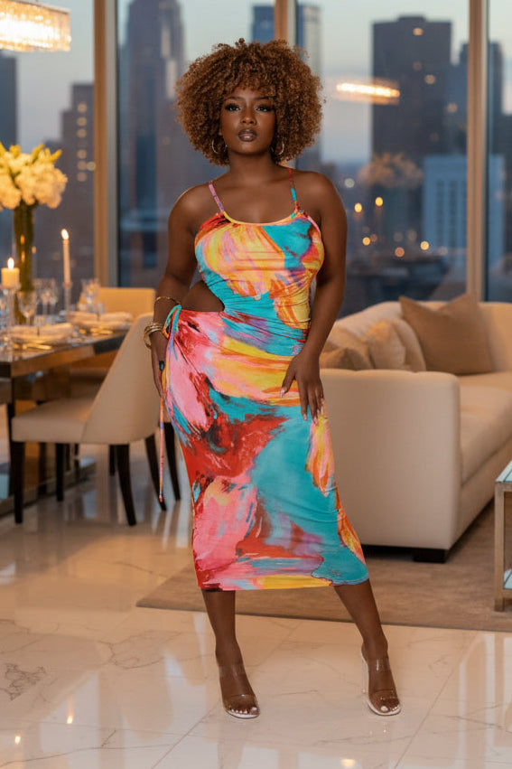 First Place Midi Dress