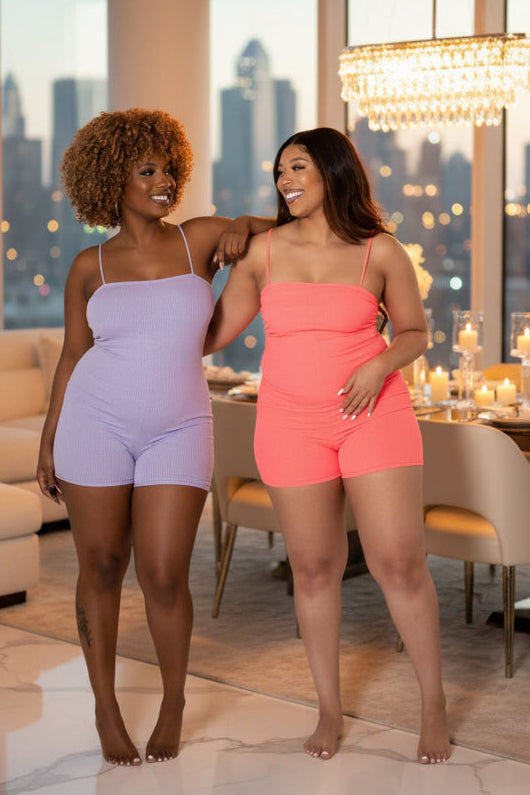 Sassy Little Thing Romper Lavender