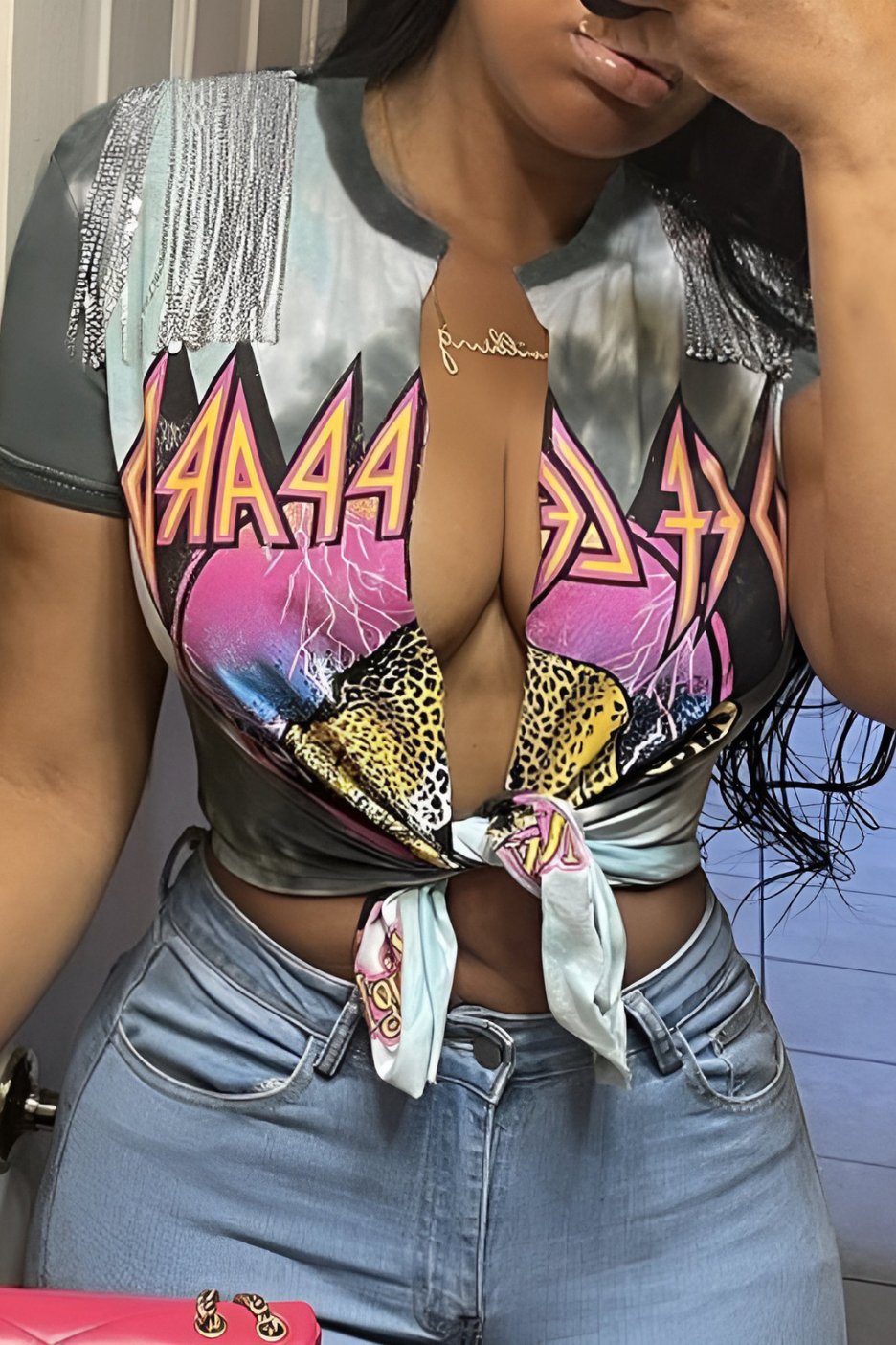 Too Much Sauce Crop Top Final Sale